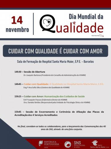 Dia Mundial da Qualidade Programa